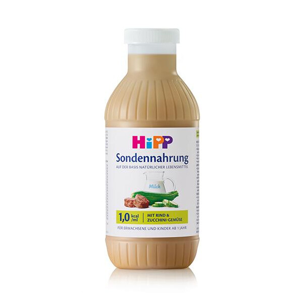 Hipp Sondennahrung 1 kcal/ml 12x500ml - Rind-Zucchini-Gemüse