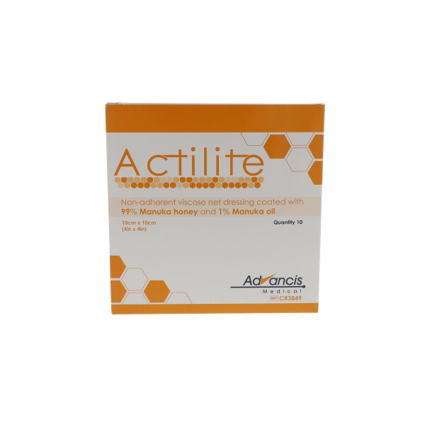 Advancis Medical Actilite Honigauflage 10 Stück - 10x10cm