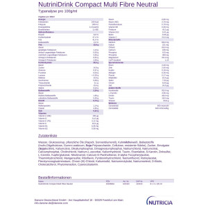 NutriniDrink Compact Multi Fibre 32x125ml - Verschiedene Sorten