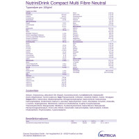 NutriniDrink Compact Multi Fibre 32x125ml - Verschiedene Sorten