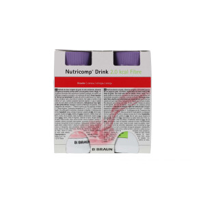 Nutricomp Drink 2.0 kcal Fibre 4x200ml - Kirsche