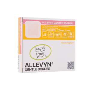 ALLEVYN Gentle Border, haftender Wundverband aus...