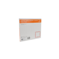 ALLEVYN Gentle Border, haftender Wundverband aus Polyurethanschaum mit Silikon-Gel Beschichtung, 5 Stück - 17,5x17,5cm
