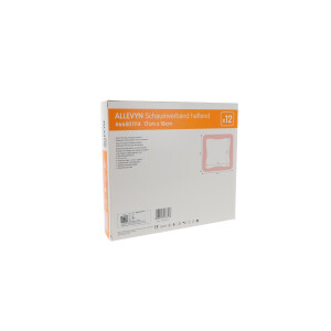 ALLEVYN Classic, haftender hydrozellulärer Schaumverband, 12 Stück - 17x18cm