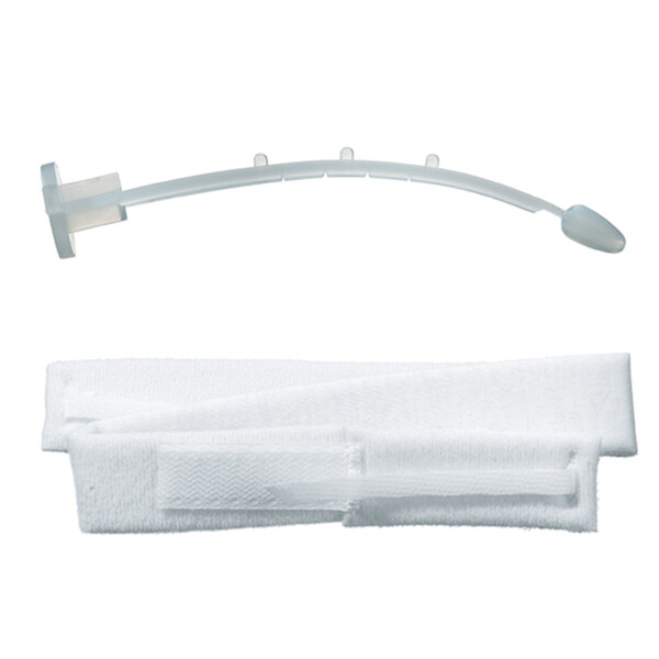 TRACOE vario Tracheostomiekanüle mit Cuff & verstellbarem Schild REF 460-08 - Größe 8