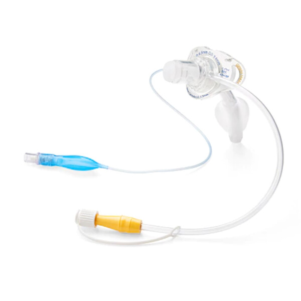 Shiley Flex Evac Tracheostomie Tubus mit Innenkanüle für Einmalgebrauch REF 4CN65ED - Größe 6,5