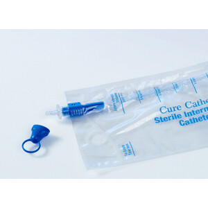 Curan Cure Closed Einmalkatheter mit Auffangbeutel für Männer + Frauen, 25 Stück - ab CH 8