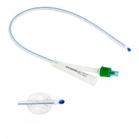 Sanabelle Silikon Ballonkatheter U400, Nelaton, 40cm, 10ml Blockung, 1 Stück - ab CH 12