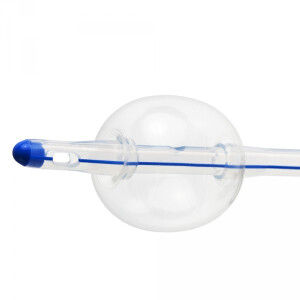 Sanabelle Silikon Ballonkatheter U400, Nelaton, 40cm, 10ml Blockung, 1 Stück, REF 77712012 - CH 12