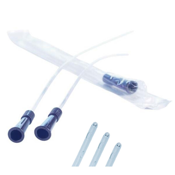 EasiCath für Männer mit Nelaton-Spitze, 40cm, 25 Stück - ab CH 10
