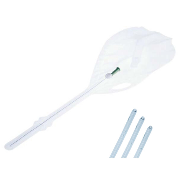 EasiCath Set für Männer mit integriertem 700ml Beutel, 40cm, 20 Stück, REF 28007- CH 12