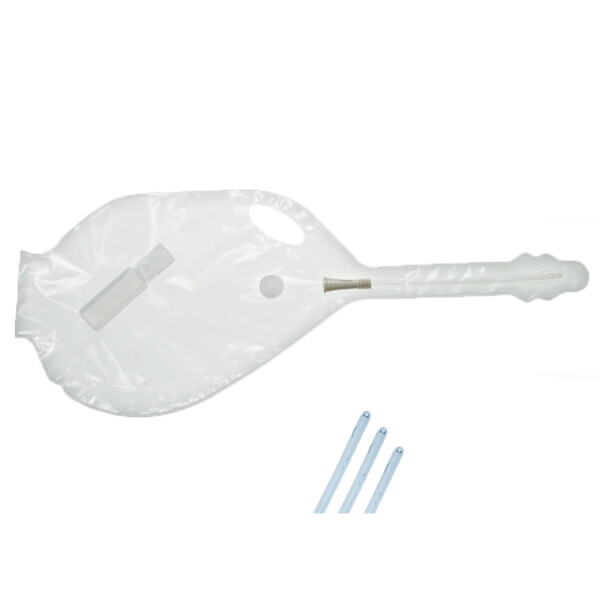 EasiCath Set für Frauen mit integriertem 700ml Beutel, 20cm, 20 Stück - ab CH 8