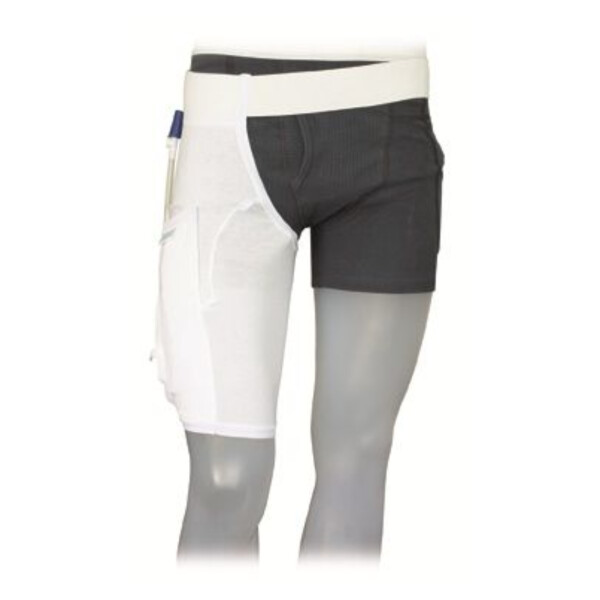 Care Fix Einbeinhose Premium mit integrierter Beinbeuteltasche, REF 05/03/10/L/GHC - Größe L = Hüftumfang 90-100cm